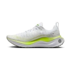 Women's Nike Infinity Run Flyknit 4 Running Shoe - White/Light Lemon Twist/Volt/Black- Regular (B) -Shoe Zone Shop AURORA DR2670 101 PHSLH001 2000