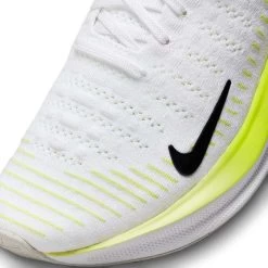 Women's Nike Infinity Run Flyknit 4 Running Shoe - White/Light Lemon Twist/Volt/Black- Regular (B) -Shoe Zone Shop AURORA DR2670 101 PHSYD001 2000