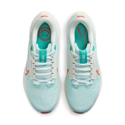 Women's Nike Air Zoom Pegasus 40 Running Shoe - Jade Ice/Picante Red-White-Sea Glass- Regular (B) -Shoe Zone Shop AURORA DV3854 300 PHCTH001 2000