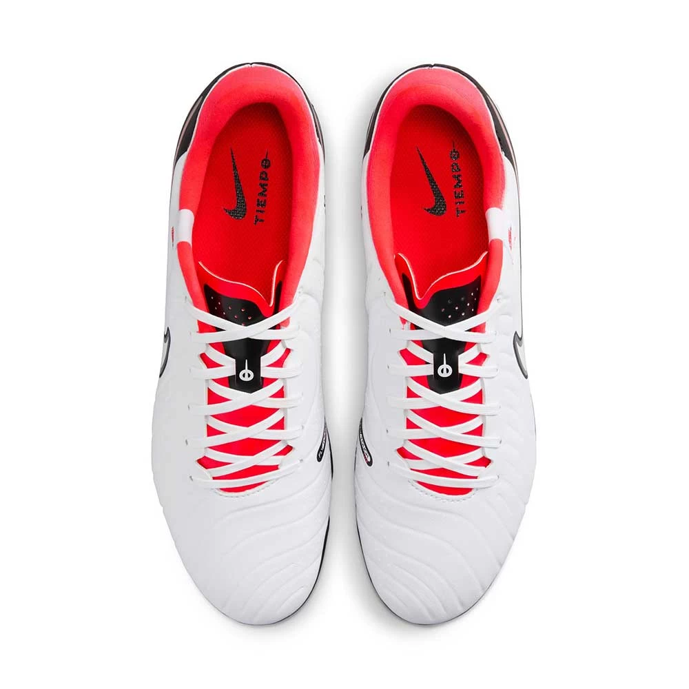 Nike Tiempo Legend 10 Academy MG Soccer Cleat - White/Black-Bright Crimson- Regular (D) 6 Nike Tiempo Legend 10 Academy MG Soccer Cleat - White/Black-Bright Crimson- Regular (D) - Image 4