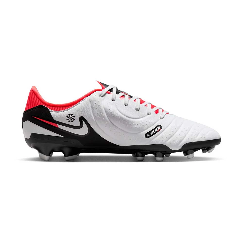 Nike Tiempo Legend 10 Academy MG Soccer Cleat - White/Black-Bright Crimson- Regular (D) 3 Nike Tiempo Legend 10 Academy MG Soccer Cleat - White/Black-Bright Crimson- Regular (D)