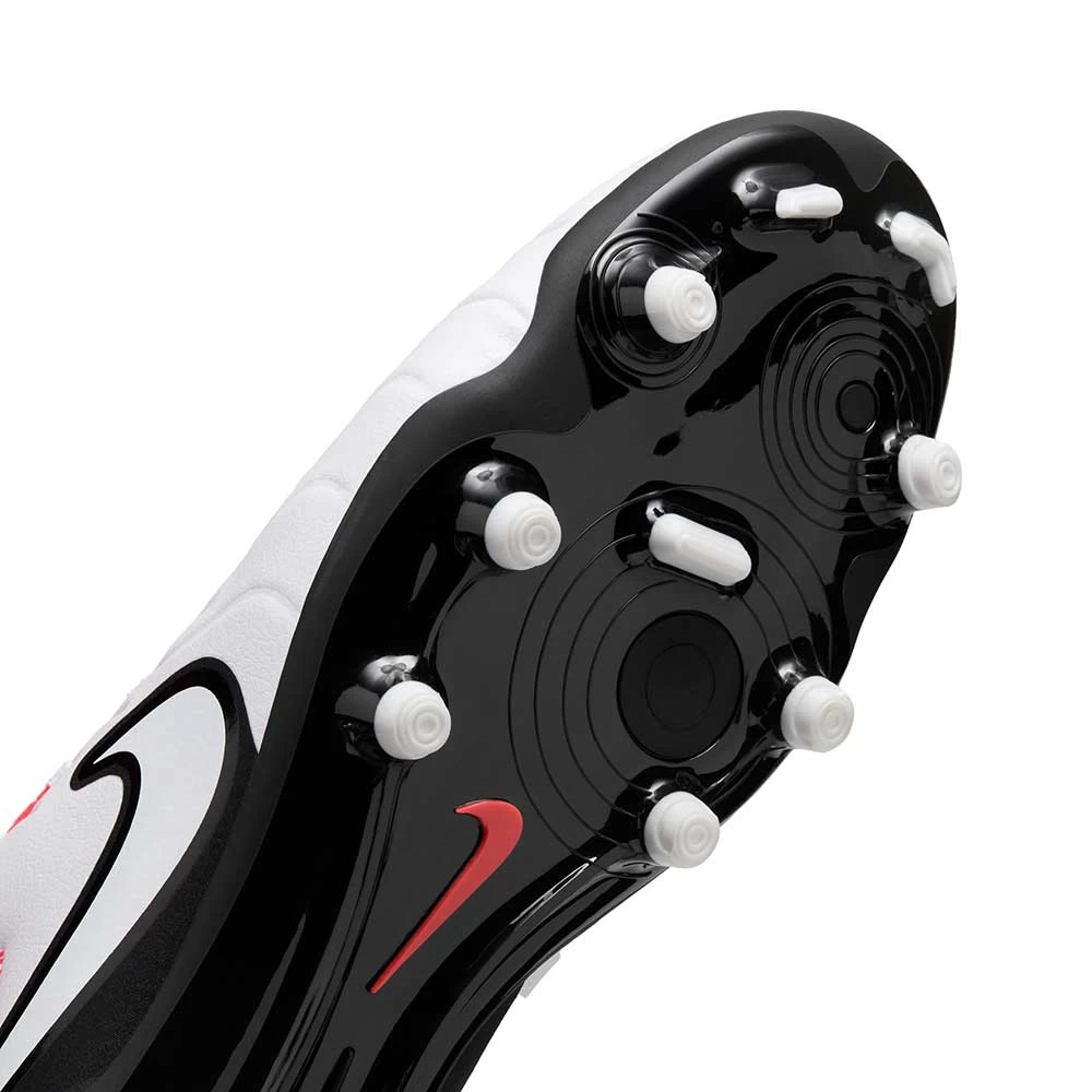 Nike Tiempo Legend 10 Academy MG Soccer Cleat - White/Black-Bright Crimson- Regular (D) 8 Nike Tiempo Legend 10 Academy MG Soccer Cleat - White/Black-Bright Crimson- Regular (D) - Image 6