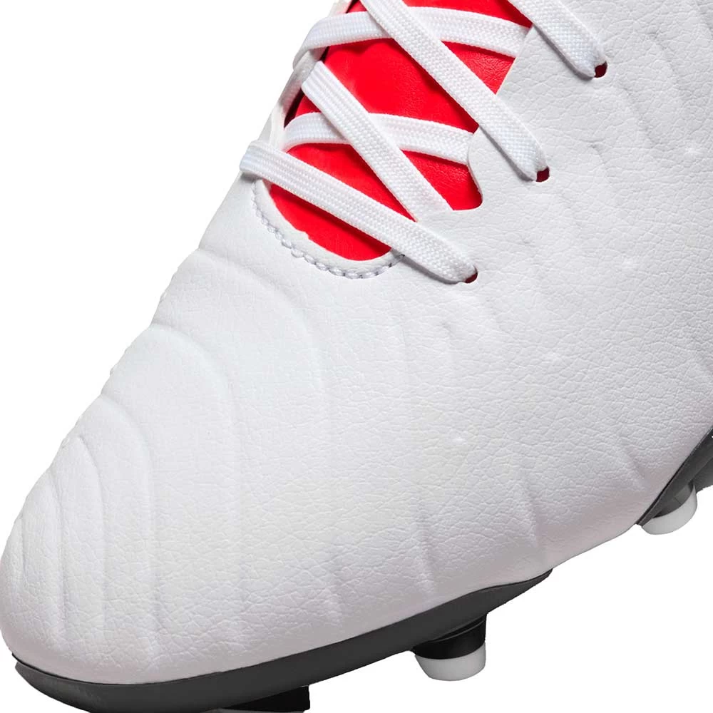 Nike Tiempo Legend 10 Academy MG Soccer Cleat - White/Black-Bright Crimson- Regular (D) 10 Nike Tiempo Legend 10 Academy MG Soccer Cleat - White/Black-Bright Crimson- Regular (D) - Image 8