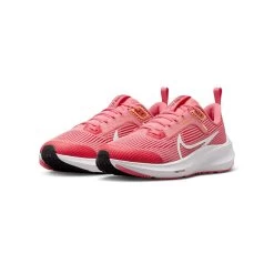 Nike Youth Pegasus 40 Running Shoe- Coral Chalk/White/Citron Pulse - Regular (D) -Shoe Zone Shop AURORA DX2498 600 PHCFH001 2000