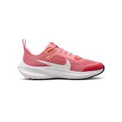 Nike Youth Pegasus 40 Running Shoe- Coral Chalk/White/Citron Pulse - Regular (D)