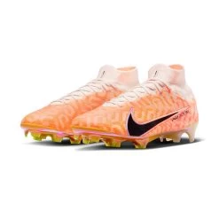 Nike Zoom Mercurial Superfly 9 Elite NU FG Soccer Cleat - Guava Ice/Black- Regular (D) -Shoe Zone Shop AURORA DZ3457 800 PHCFH001 2000