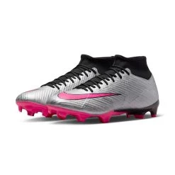 Unisex Nike Zoom Mercurial Superfly 9 Academy XXV MG Soccer Cleats - Metallic Silver/Hyper Pink -Shoe Zone Shop AURORA FB8402 060 PHCFH001 2000