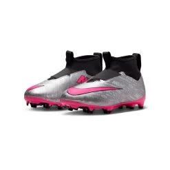 Nike Jr. Zoom Mercurial Superfly 9 Academy XXV MG Soccer Cleats- Metallic Silver/Hyper Pink- Regular (D) 10 Nike Jr. Zoom Mercurial Superfly 9 Academy XXV MG Soccer Cleats- Metallic Silver/Hyper Pink- Regular (D) -Shoe Zone Shop AURORA FJ2032 060 PHCFH001 2000
