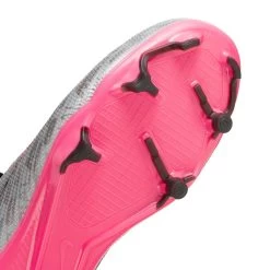 Youth Nike Jr. Zoom Mercurial Superfly 9 Pro XXV FG Soccer Cleats - Metallic Silver/Hyper Pink - Regular (D) -Shoe Zone Shop AURORA FJ2034 060 PHSUD001 2000 1