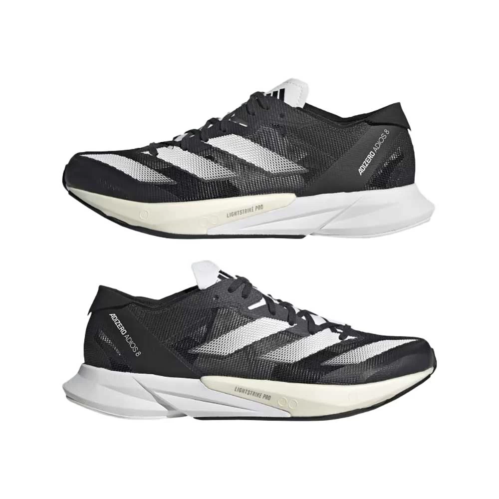 ADIDAS Women's Adizero Adios 8 Running Shoe - Carbon/FTWR White/Core Black - Regular (B) 9 ADIDAS Women's Adizero Adios 8 Running Shoe - Carbon/FTWR White/Core Black - Regular (B) - Image 7
