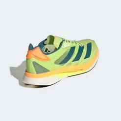 ADIDAS Unisex ADIZERO Adios Pro 2 - Pulse Lime/Real Teal/Flash Orange-Regular (D) 13 ADIDAS Unisex ADIZERO Adios Pro 2 - Pulse Lime/Real Teal/Flash Orange-Regular (D) -Shoe Zone Shop Adizero Adios Pro 2.0 Shoes Green GX3124 05 standard