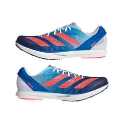 ADIDAS Unisex ADIZERO Avanti TYO Track Spike - Legacy Indigo/Turbo/ Blue Rush-Regular (D) -Shoe Zone Shop Adizero Avanti TYO Shoes Blue GY0939 09 standard 1