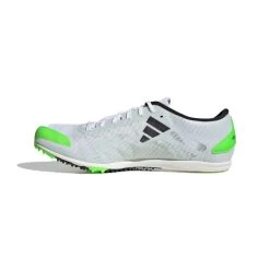 ADIDAS Unisex AdiZERO XC Spikes - Cloud White/Night Metallic/Solar Green - Regular (D) -Shoe Zone Shop Adizero XC Spikes White GX6681 06 standard