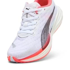 Women's Deviate Nitro 2 Running Shoe - Puma White/Fire Orchid/Icy Blue- Regular (B) -Shoe Zone Shop B7A2A91438 SP 14116835