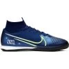 Nike Unisex Superfly 7 Elite MDS IC Soccer Cleat - Blue Void/White/Black/Metallic Silver -Shoe Zone Shop BQ5470 401 PHSRH000
