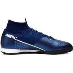 Nike Unisex Superfly 7 Elite MDS IC Soccer Cleat - Blue Void/White/Black/Metallic Silver -Shoe Zone Shop BQ5470 401 PHSRH001
