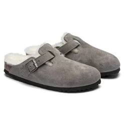 Birkenstock Boston Shearling - Stone - Regular/Wide -Shoe Zone Shop BostonShearling Stone 2 ca6cd54e 7ba8 4f29 bef1 8e327bcac23b