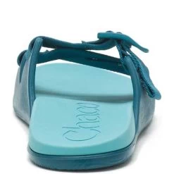 Chaco Women's Chillos Slide - Ocean Blue- Regular (B) -Shoe Zone Shop CHAW JCH109118 022221 S22 270