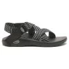Chaco Women's Mega Z Cloud Sandal- Vibin Black/White - Regular (B) -Shoe Zone Shop CHAW JCH109492 032222 S23 000 1