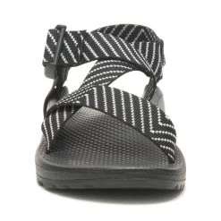 Chaco Women's Mega Z Cloud Sandal- Vibin Black/White - Regular (B) -Shoe Zone Shop CHAW JCH109492 032222 S23 090 1