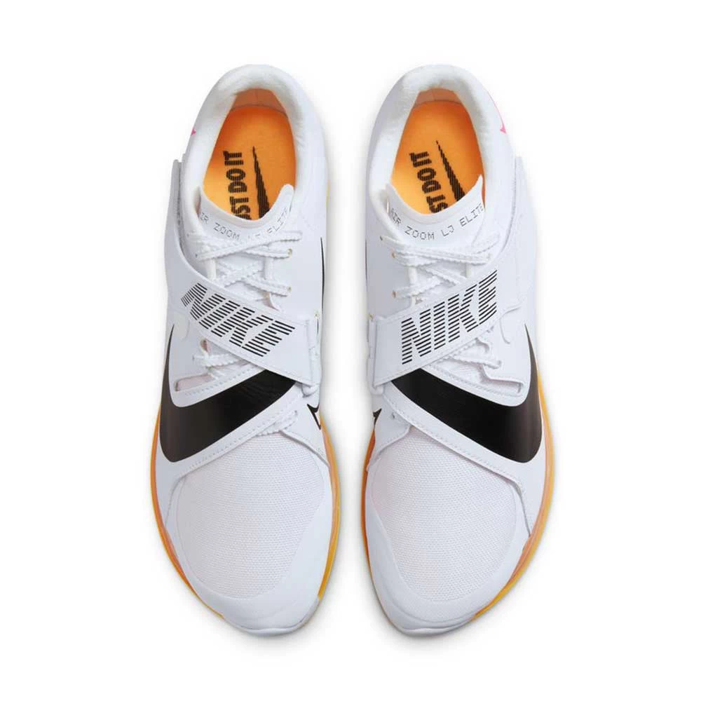 Unisex Nike Air Zoom Long Jump Elite Track Spike - White/Black/Laser Orange - Regular (D) 6 Unisex Nike Air Zoom Long Jump Elite Track Spike - White/Black/Laser Orange - Regular (D) - Image 4
