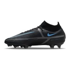 Nike Unisex Phantom GT2 Elite FG Soccer Shoe - Black/Black/Iron Grey 13 Nike Unisex Phantom GT2 Elite FG Soccer Shoe - Black/Black/Iron Grey -Shoe Zone Shop CZ9889 004 PHSLH001 2000
