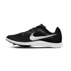 Unisex Nike Zoom Rival Track And Field Distance Spikes - Black/Metallic Silver/Lt Smoke - Regular (D) -Shoe Zone Shop DC8725 001 PHSLH000 1