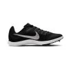 Unisex Nike Zoom Rival Track And Field Distance Spikes - Black/Metallic Silver/Lt Smoke - Regular (D) -Shoe Zone Shop DC8725 001 PHSRH001 1