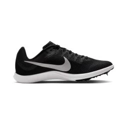 Unisex Nike Zoom Rival Track And Field Distance Spikes - Black/Metallic Silver/Lt Smoke - Regular (D)