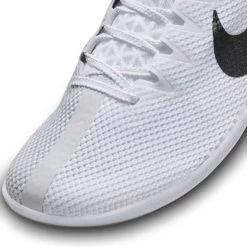 Unisex Nike Zoom Rival Track And Field Distance Spikes - White/Black/Metallic Silver - Regular (D) -Shoe Zone Shop DC8725 100 PHSYD001 1