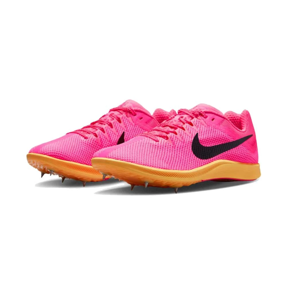 Unisex Nike Zoom Rival Track And Field Distance Spikes- Hyper Pink/Black/Laser Orange - Regular (D) 4 Unisex Nike Zoom Rival Track And Field Distance Spikes- Hyper Pink/Black/Laser Orange - Regular (D) - Image 2
