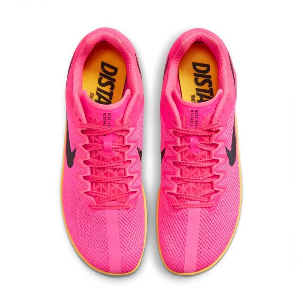 Unisex Nike Zoom Rival Track And Field Distance Spikes- Hyper Pink/Black/Laser Orange - Regular (D) 7 Unisex Nike Zoom Rival Track And Field Distance Spikes- Hyper Pink/Black/Laser Orange - Regular (D) - Image 5