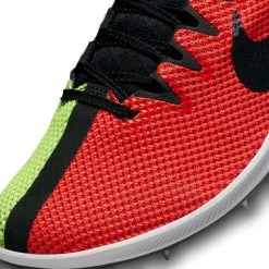Unisex Nike Zoom Rival Track And Field Distance Spikes - Bright Crimson/Black/Volt - Regular (D) -Shoe Zone Shop DC8725 601 PHSYD001 1
