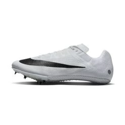 Unisex Nike Zoom Rival Sprint Spike- White/Black/Metallic Silver- Regular (D) -Shoe Zone Shop DC8753 100 PHSLH000