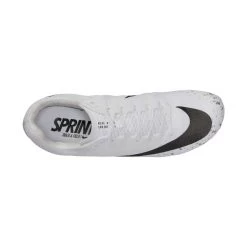 Unisex Nike Zoom Rival Sprint Spike- White/Black/Metallic Silver- Regular (D) -Shoe Zone Shop DC8753 100 PHSTH001