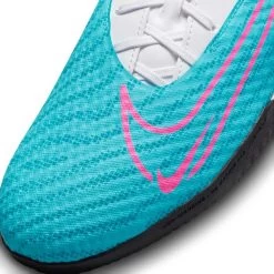 Nike Unisex Phantom GX Academy IC/Court Soccer Shoe - Baltic Blue/Pink Blast/White - Regular (D) -Shoe Zone Shop DD9475 446 PHSYD001