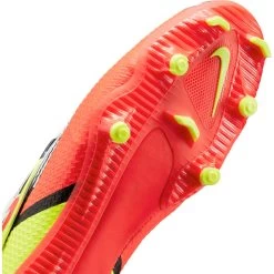 Nike Unisex Phantom GT2 Academy Flyease FG/MG Soccer Shoe - White/Bright Crimson/Volt -Shoe Zone Shop DH9638 167 PHSUD001 2000