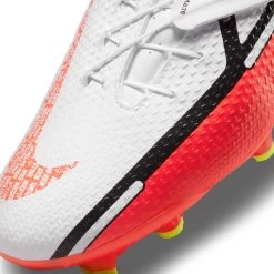 Nike Unisex Phantom GT2 Academy Flyease FG/MG Soccer Shoe - White/Bright Crimson/Volt -Shoe Zone Shop DH9638 167 PHSYD001 2000