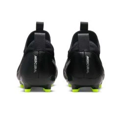 Nike Youth JR Vapor 15 Academy FG/MG Soccer Shoe - Black/Dark Smoke -Shoe Zone Shop DJ5617 001 PHCBH000