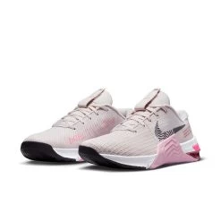Nike Women's Metcon 8 Training Shoe - Barely Rose/Cave Purple/Pink Cave - Regular (B) -Shoe Zone Shop DO9327 600 PHCFH001 1500