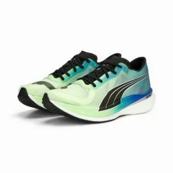 Men's Deviate Nitro Elite 2 Running Shoe- Fizzy Lime/Royal Sapphire/PUMA Black- Regular (D) -Shoe Zone Shop Deviate NITRO Elite 2 Fireglow Men s Running Shoes 1