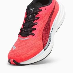 Women's Deviate Nitro 2 Running Shoe - Puma Black/Fire Orchid- Regular (B) -Shoe Zone Shop Deviate NITRO 2 Womens Running Shoes