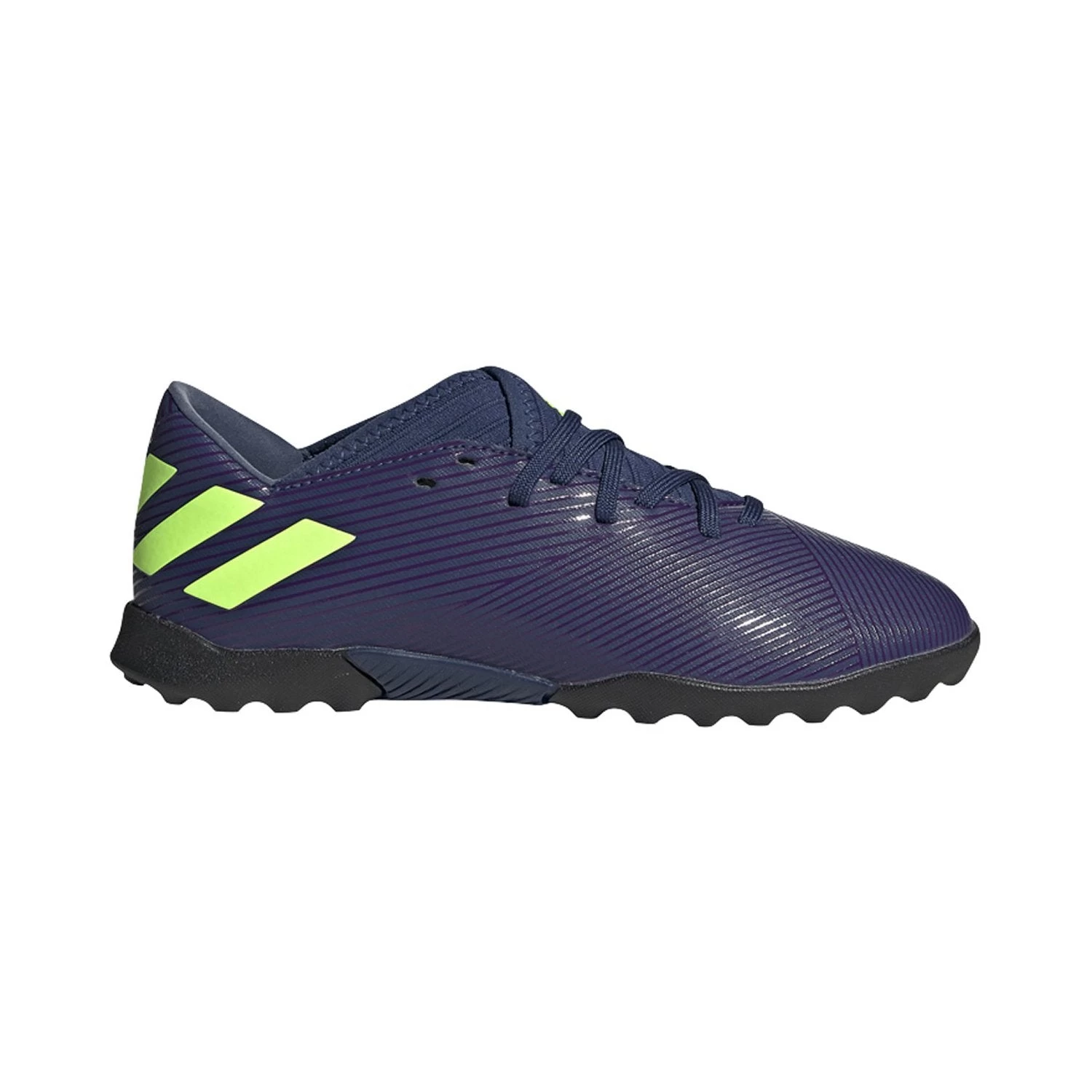 ADIDAS JR Nemeziz Messi Tango 19.3 TF Soccer Shoe - Tech Indigo/Signal Green/Glory Purple 3 ADIDAS JR Nemeziz Messi Tango 19.3 TF Soccer Shoe - Tech Indigo/Signal Green/Glory Purple