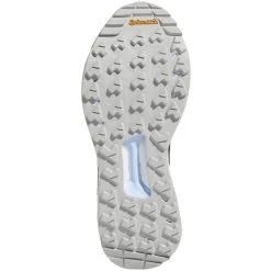 ADIDAS Women's Terrex Free Hiker GoreTEX Hiking Shoe - Carbon/Grey/Glow Blue - Regular (B) -Shoe Zone Shop G28464 02