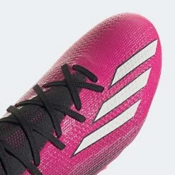 ADIDAS Unisex X SPEEDPORTAL.2 FG Soccer Shoe - Team Shock Pink 2/Zero Metalic/Core Black - Regular (D) -Shoe Zone Shop GV9563 front