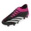 ADIDAS Unisex Predator Accuracy 1 FG Soccer Shoe - Core Black/Ftwr White/Team Shock Pink 2 - Regular (D) -Shoe Zone Shop GW4569 01