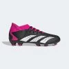 ADIDAS Unisex Predator Accuracy .3 FG Soccer Shoe - Core Black/Ftwr White/Team Shock Pink 2 - Regular (D) -Shoe Zone Shop GW4589