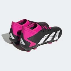 ADIDAS Unisex Predator Accuracy .3 FG Soccer Shoe - Core Black/Ftwr White/Team Shock Pink 2 - Regular (D) -Shoe Zone Shop GW4589 back