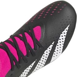 ADIDAS Unisex Predator Accuracy .3 FG Soccer Shoe - Core Black/Ftwr White/Team Shock Pink 2 - Regular (D) -Shoe Zone Shop GW4589 03