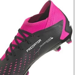ADIDAS Unisex Predator Accuracy .3 FG Soccer Shoe - Core Black/Ftwr White/Team Shock Pink 2 - Regular (D) -Shoe Zone Shop GW4589 04